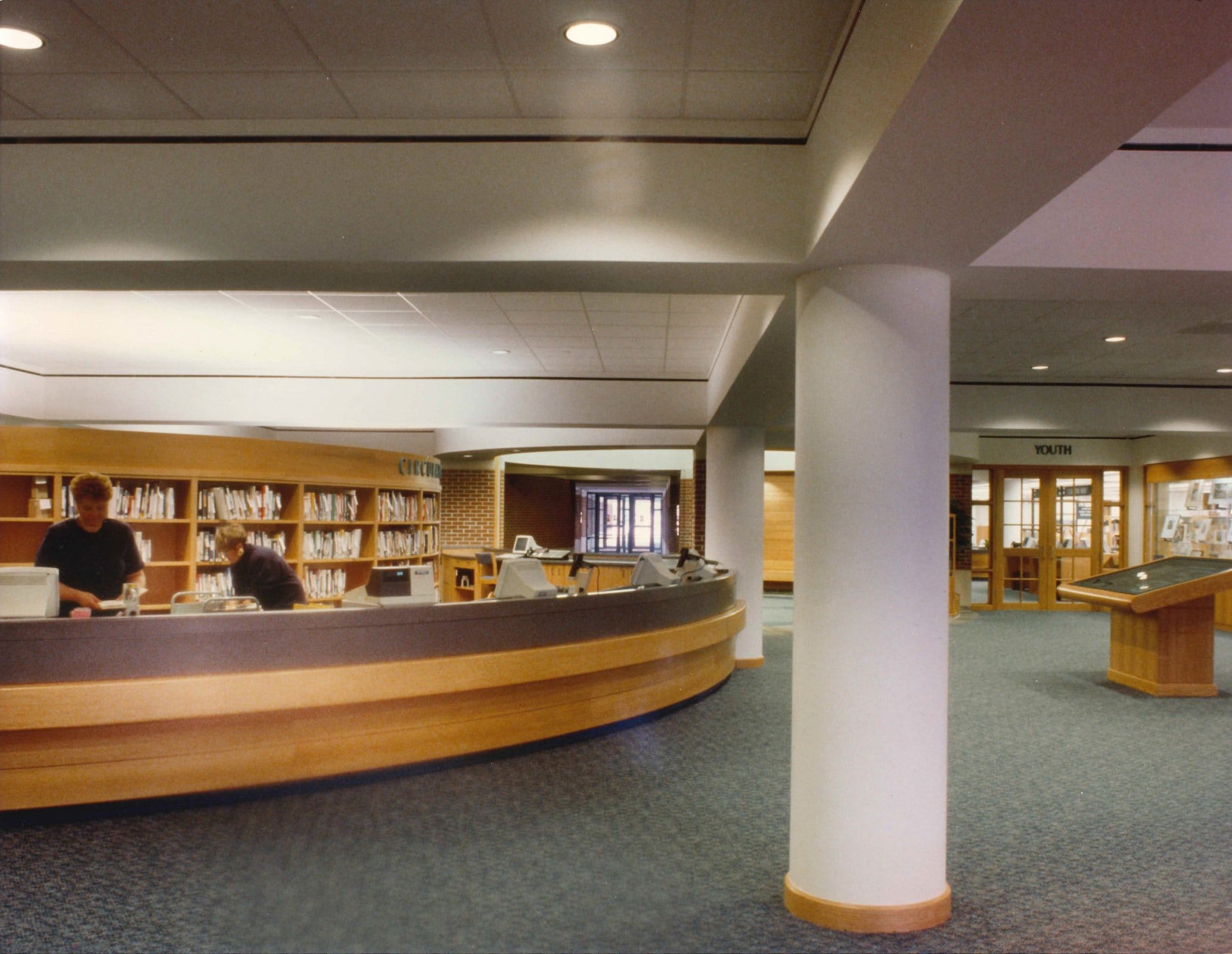 RHPL Front Desk circa 1992